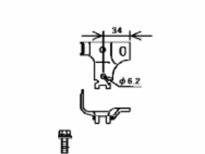 Toyota 16A1A-77020 Bracket, Fc Water &