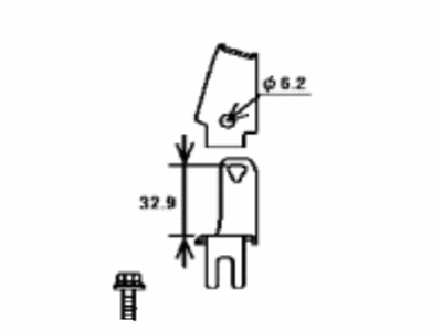 Toyota 16A1A-77030 Bracket, Fc Water &