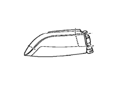 Toyota 81561-62101 LENS & BODY, RR COMB