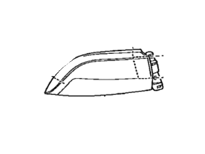 Toyota 81551-62101 LENS & BODY, RR COMB