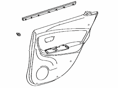 Toyota 67630-52V20-C0 Door Trim Panel
