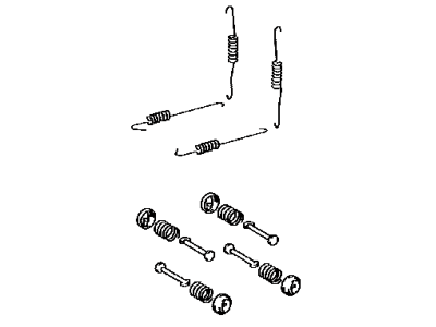Toyota 04942-74010 Spring Kit, Rear Drum B