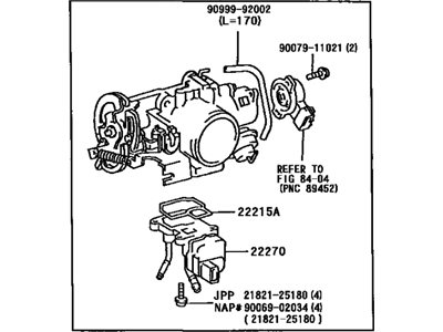 Toyota 22210-03070 Throttle Body Assembly