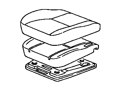 Toyota 71410-AA180-B0 Seat Cushion