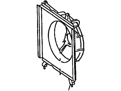 Toyota 16711-0A031 Fan Shroud