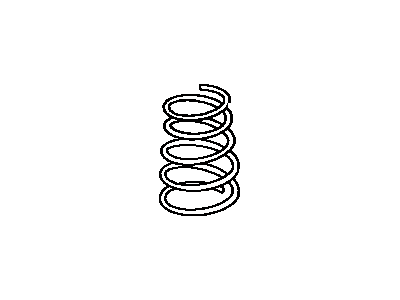 Toyota 48231-60E20 Spring, Coil, Rear LH