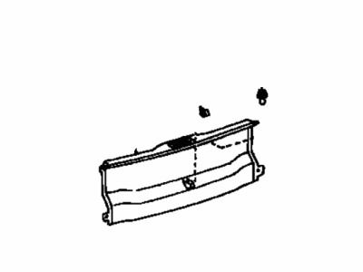 Toyota 58387-33030 Rear Panel Trim