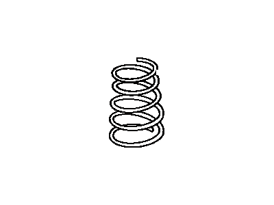 Toyota 48231-60F30 Spring, Coil, Rear RH