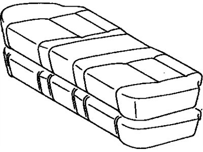Toyota 71460-AA120-B0 Cushion Assembly, Rear Seat