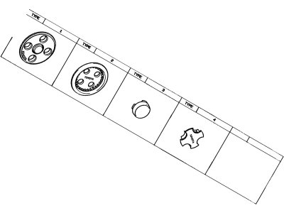 Toyota 42603-12440 Wheel Hub Ornament Sub-Assembly