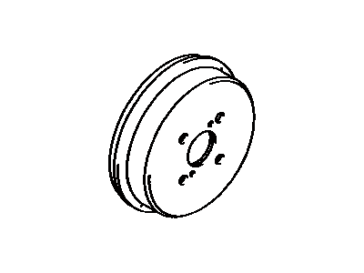 Toyota 42431-20080 Brake Drum