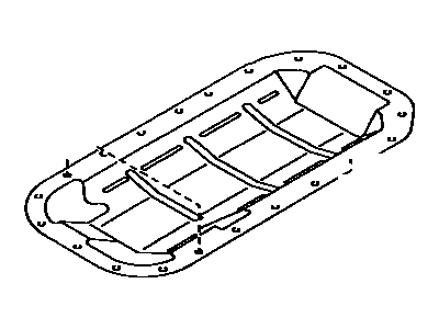 Toyota 12122-16011 Baffle Plate