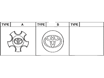 Toyota 42603-AC050 Center Cap