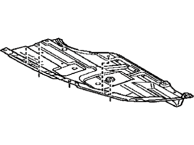Toyota 51442-07010 Splash Shield