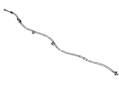 Toyota 46430-07031 Rear Cable