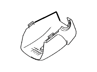 Toyota 45287-AC012-A0 Lower Column Cover
