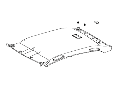 Toyota 63311-07014-A0 Board, Roof HEADLINI