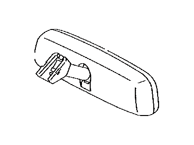 Toyota 87810-07010 Inner Rear View Mirror Assembly