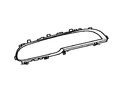 Toyota 55404-07020 Cluster Bezel