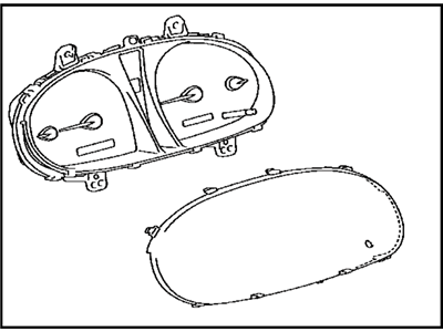 Toyota 83800-07360 Instrument Cluster