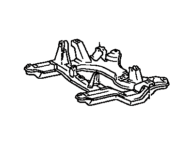 Toyota 51201-42030 Crossmember Sub-Assy, Front Suspension