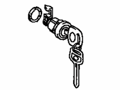 Toyota 69058-42030 Cylinder & Key Set, Electric Vehicle Charger Lid