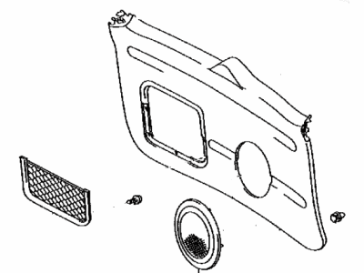 Toyota 67750-0R010-B0 Lower Door Trim