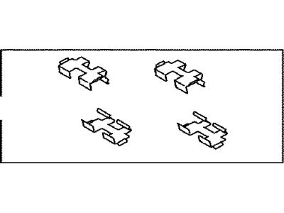 Toyota 04948-42020 Fitting Kit, Disc Brake, Rear