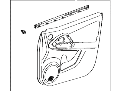 Toyota 67620-42730-B2 Board Sub-Assy, Front Door Trim, LH