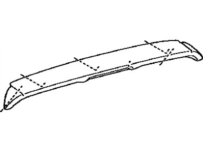 Toyota 76871-52070-B0 Rear Spoiler