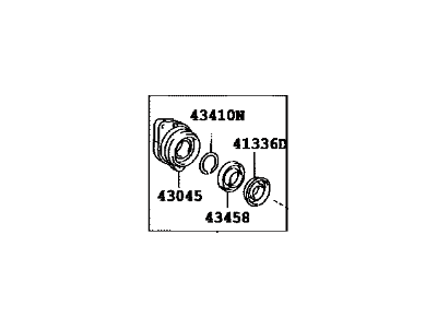 Toyota 43030-42040 Inner Joint Assembly