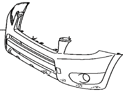Toyota 52119-42955 Bumper Cover