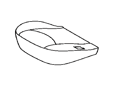 Toyota 71075-42390-B0 Rear Seat Cushion Cover, Right (For Separate Type)