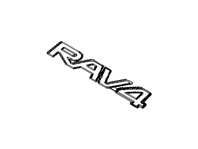 Toyota 75431-42080 Nameplate