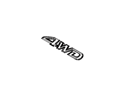 Toyota 75444-42010 Nameplate