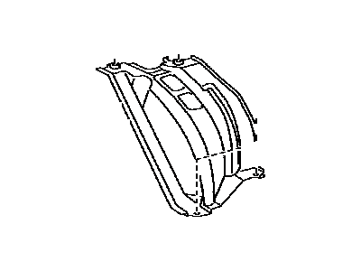Lexus 74414-78020 Reinforcement, Battery Bracket