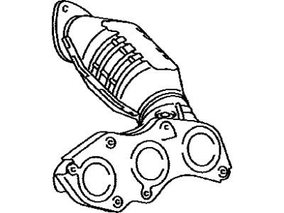 Toyota 17140-31150 Right Exhaust Manifold Sub-Assembly