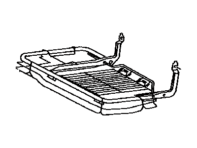 Toyota 71660-42010 Frame Sub-Assy, Rear Seat Cushion, LH