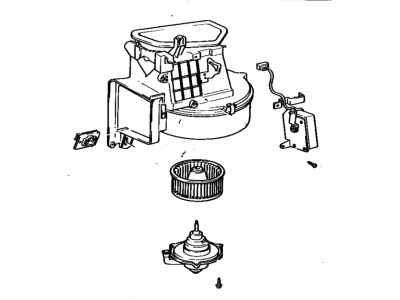 Toyota 87130-14130 Blower Assembly