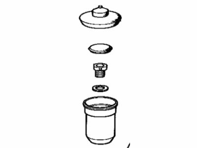 Toyota 31402-14010 Reservoir Sub-Assy, Clutch Master Cylinder