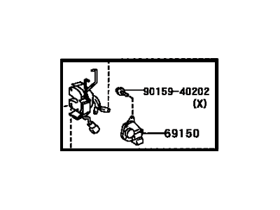 Toyota 69110-42100 Lock