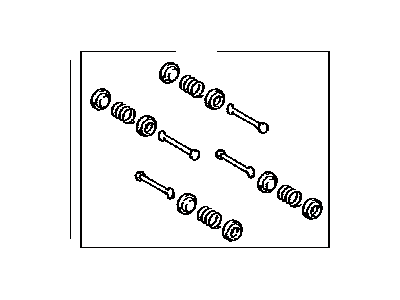 Toyota 04941-12010 Spring Kit, Rear Brake Shoe Hold Down