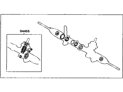 Toyota 04445-42030 Steering Gear Seal Kit