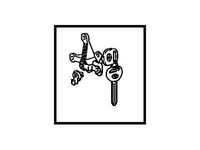 Toyota 69055-42070 Cylinder & Keys