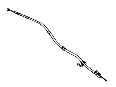 Toyota 46430-42090 Rear Cable