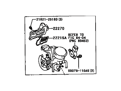 Toyota 22210-28050 Throttle Body