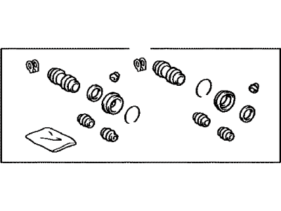 Toyota 04479-42020 Caliper Overhaul Kit