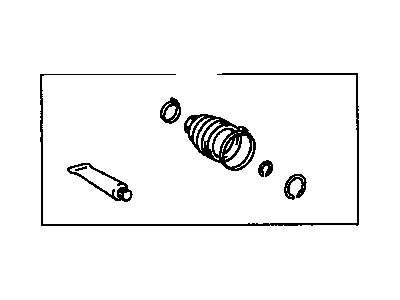 Lexus 04438-28040 Boot Kit, Front Drive Shaft Inboard Joint