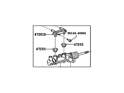 Toyota 47201-33510 Master Cylinder