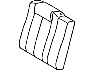 Toyota 71077-AA310-A0 Rear Seat Back Cover, Right (For Separate Type)